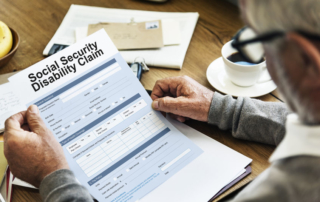 social security disability claim concept