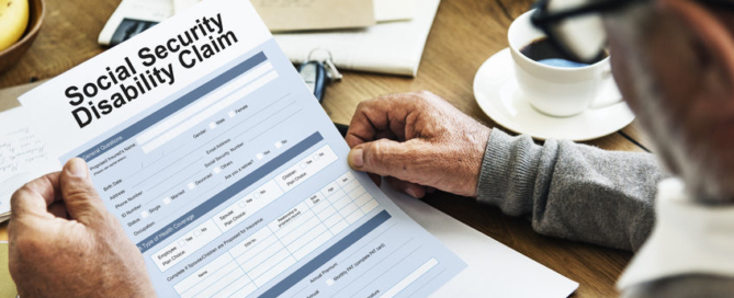 social security disability claim concept