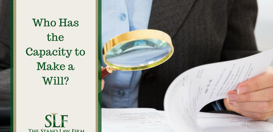 Who Has the Capacity to Make a Will?